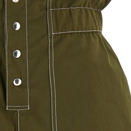 Marni Bicolor Cotton Bermuda Shorts