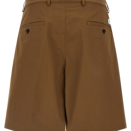 Department 5 Brown Cotton Bermuda Shorts
