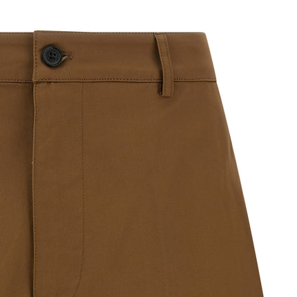 Department 5 Brown Cotton Bermuda Shorts