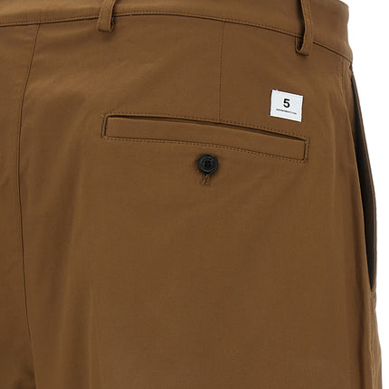 Department 5 Brown Cotton Bermuda Shorts