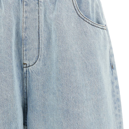 Entire Studios Blue Cotton Bermuda Shorts