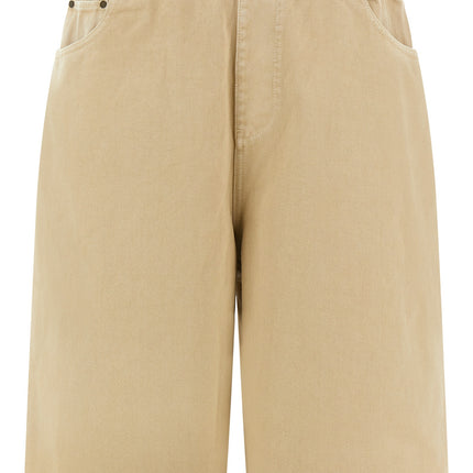 Entire Studios Beige Cotton Bermuda Shorts