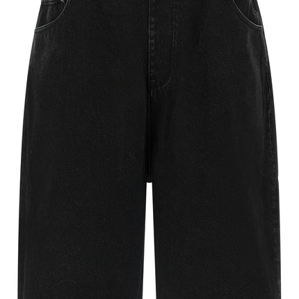 Entire Studios Black Cotton Bermuda Shorts