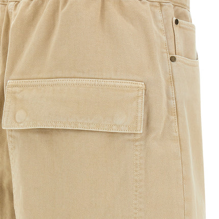 Entire Studios Beige Cotton Bermuda Shorts