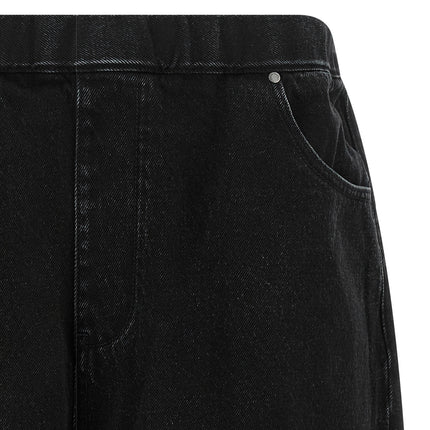Entire Studios Black Cotton Bermuda Shorts
