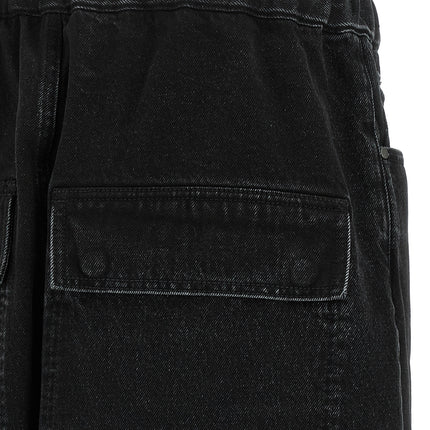 Entire Studios Black Cotton Bermuda Shorts