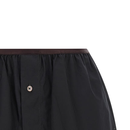 Lemaire Gray Cotton Bermuda Shorts