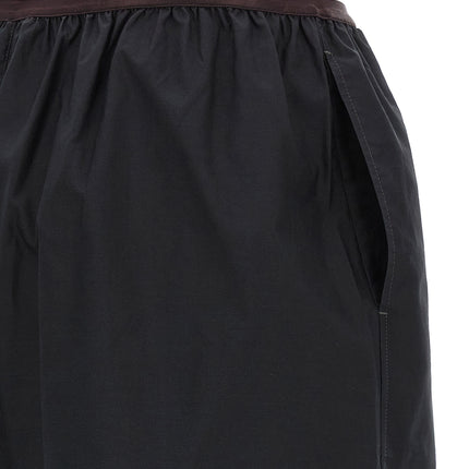 Lemaire Gray Cotton Bermuda Shorts