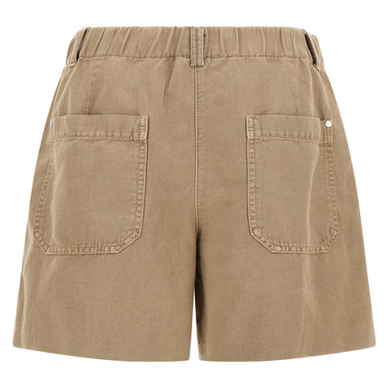 Brunello Cucinelli Beige Cotton Bermuda Shorts