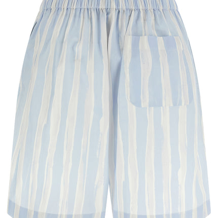 Jacquemus Blue Linen Bermuda Shorts