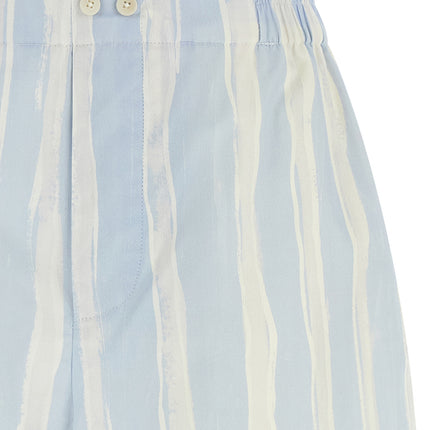 Jacquemus Blue Linen Bermuda Shorts