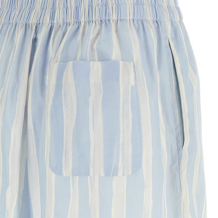 Jacquemus Blue Linen Bermuda Shorts