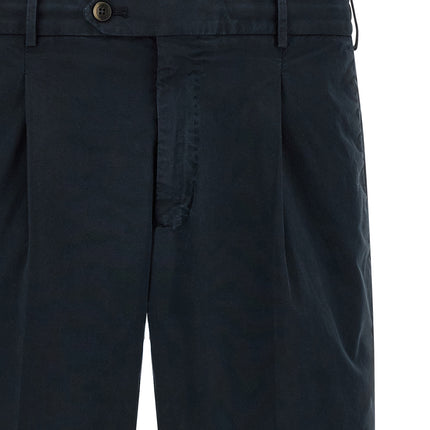 PT Torino Blue Cotton Bermuda Shorts