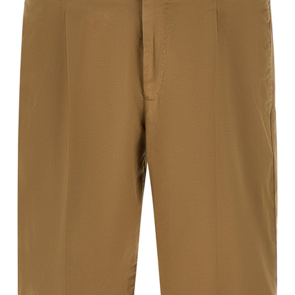 PT Torino Beige Cotton Bermuda Shorts