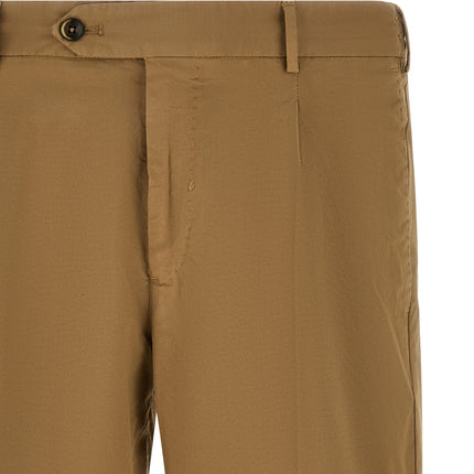PT Torino Beige Cotton Bermuda Shorts