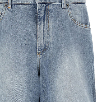 Dolce & Gabbana Blue Cotton Bermuda Shorts