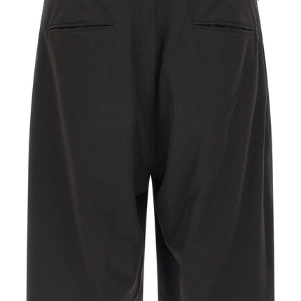CELLAR DOOR Black Polyester Bermuda Shorts