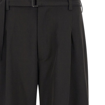 CELLAR DOOR Black Polyester Bermuda Shorts