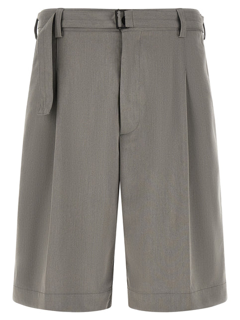 CELLAR DOOR Gray Polyester Bermuda Shorts CELLAR DOOR