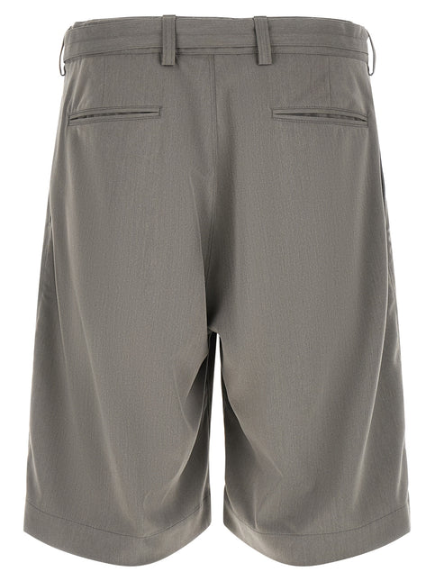 CELLAR DOOR Gray Polyester Bermuda Shorts CELLAR DOOR