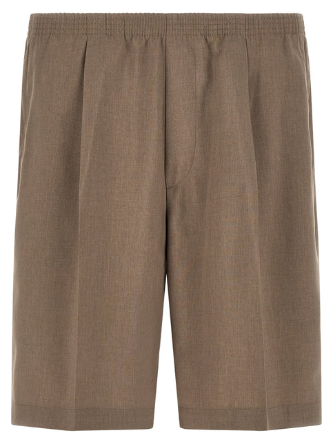 CELLAR DOOR Brown Polyester Bermuda Shorts CELLAR DOOR