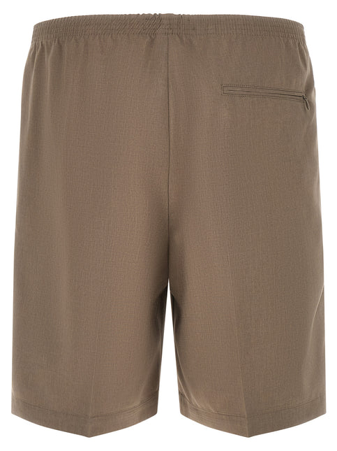 CELLAR DOOR Brown Polyester Bermuda Shorts CELLAR DOOR