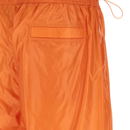 LAMINAR Orange Polyamide Bermuda Shorts
