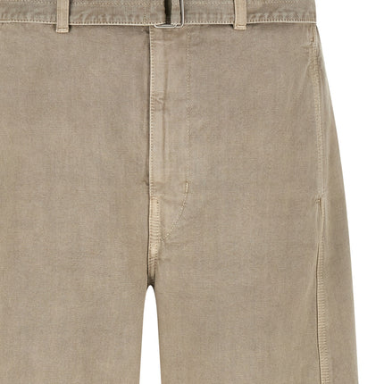 Lemaire Gray Cotton Bermuda Shorts