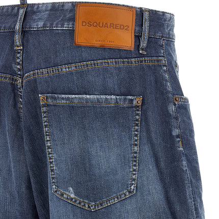 Dsquared² Blue Cotton Bermuda Shorts