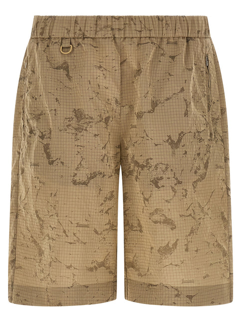 LAMINAR Beige Polyamide Bermuda Shorts