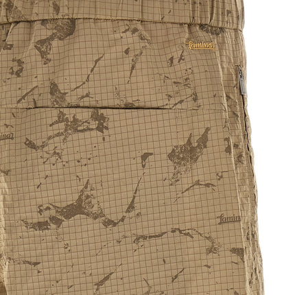 LAMINAR Beige Polyamide Bermuda Shorts