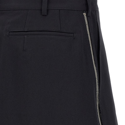 Comme Des Garçons Blue Polyester Bermuda Shorts
