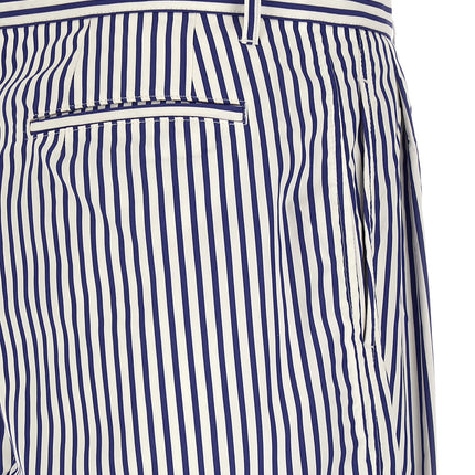 Comme Des Garçons Blue Cotton Bermuda Shorts