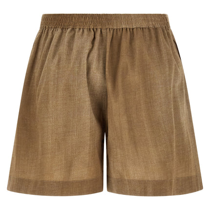 Ermanno Scervino Beige Polyester Bermuda Shorts