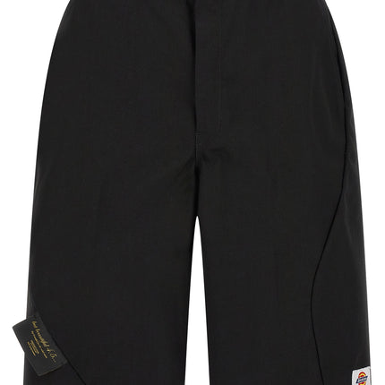 Undercover Black Polyester Bermuda Shorts