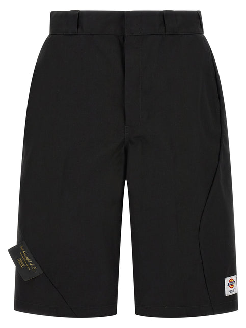 Undercover Black Polyester Bermuda Shorts
