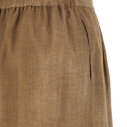 Ermanno Scervino Beige Polyester Bermuda Shorts