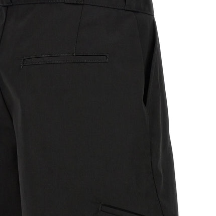 Undercover Black Polyester Bermuda Shorts