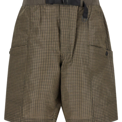 Comme Des Garçons Bicolor Linen Bermuda Shorts
