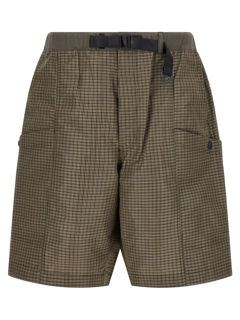 Comme Des Garçons Bicolor Linen Bermuda Shorts