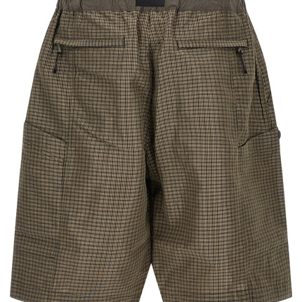 Comme Des Garçons Bicolor Linen Bermuda Shorts