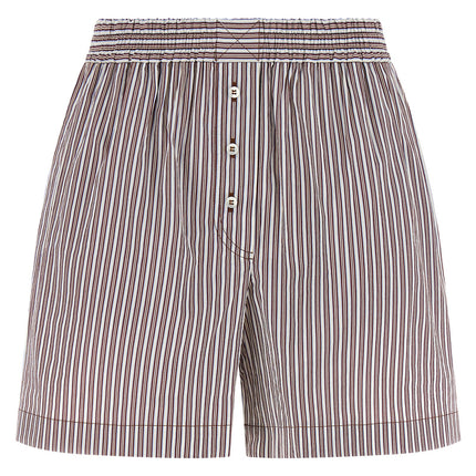 Brunello Cucinelli Bordeaux Cotton Bermuda Shorts