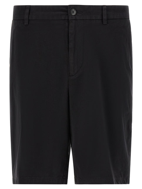Hugo Boss Black Cotton Bermuda Shorts Hugo Boss