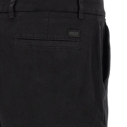 Hugo Boss Black Cotton Bermuda Shorts