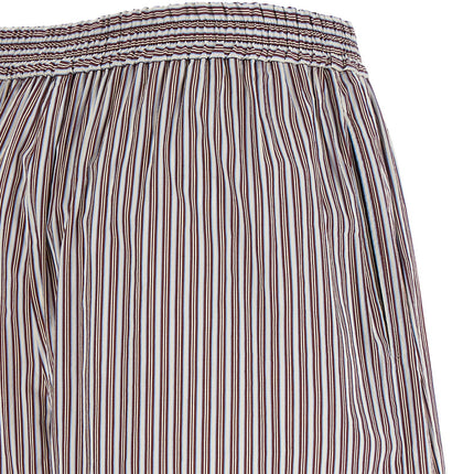 Brunello Cucinelli Bordeaux Cotton Bermuda Shorts