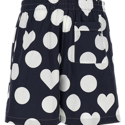 Jacquemus Blue Cotton Bermuda Shorts