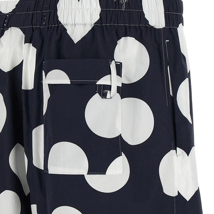Jacquemus Blue Cotton Bermuda Shorts