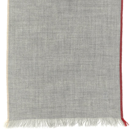 Brunello Cucinelli Gray Virgin Wool Scarf