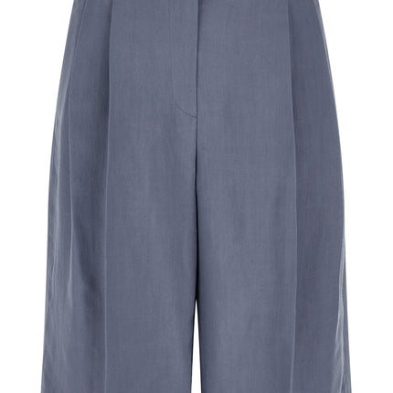 Brunello Cucinelli Blue Viscose Bermuda Shorts