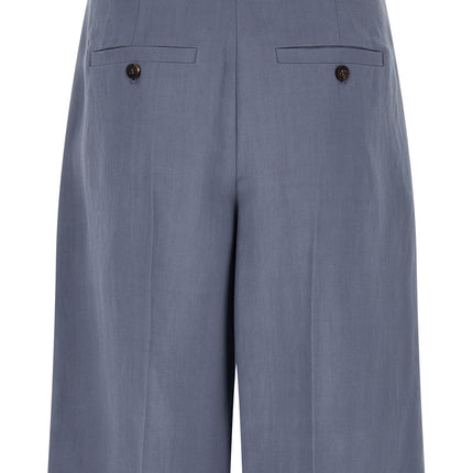 Brunello Cucinelli Blue Viscose Bermuda Shorts
